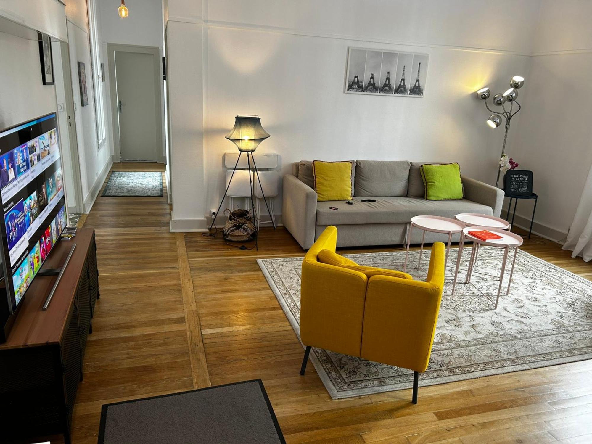 Martroi - Coeur De Ville - 3 Pieces 80 M2 Tv - Internet Haut Debit - Loisirs Et Affaires Orléans Exteriör bild